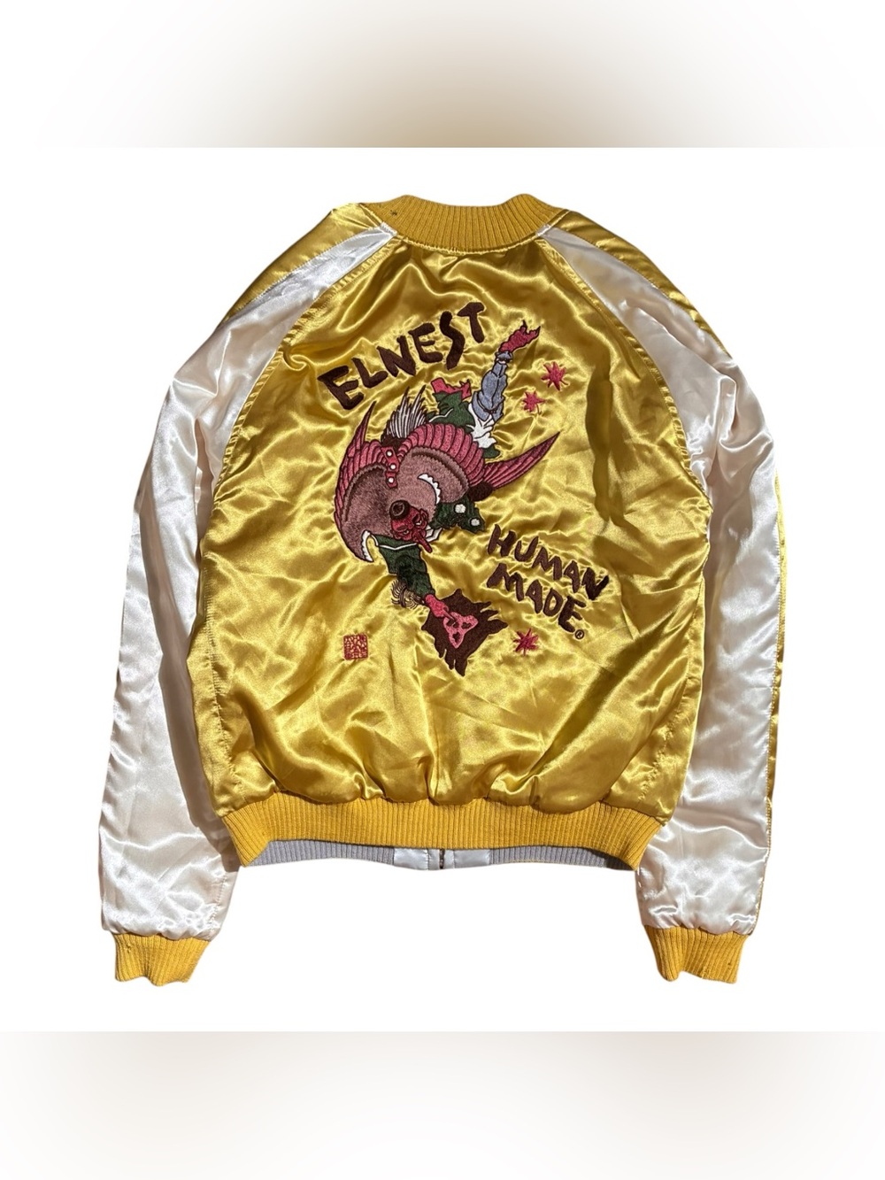 Human Made x Elnest Yokosuka Jamper The Roots Reversible Satin Jacket